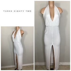 New white halter coverup/dress. Small. Retails $168